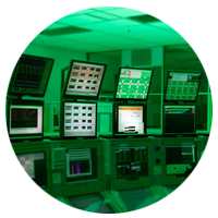 Virtual Center, Showing Multiple Screens for Monitoring Company's Assets