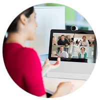 Female Professional In a Video Conference with Her Colleague, Discussing Details of a Project
