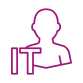 Icône de réduction des besoins en ressources informatiques