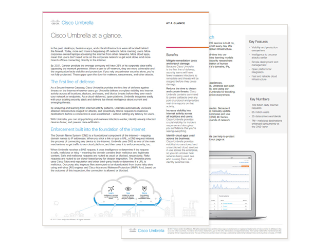 At a glance Cisco Umbrella whitepaper thumbnail